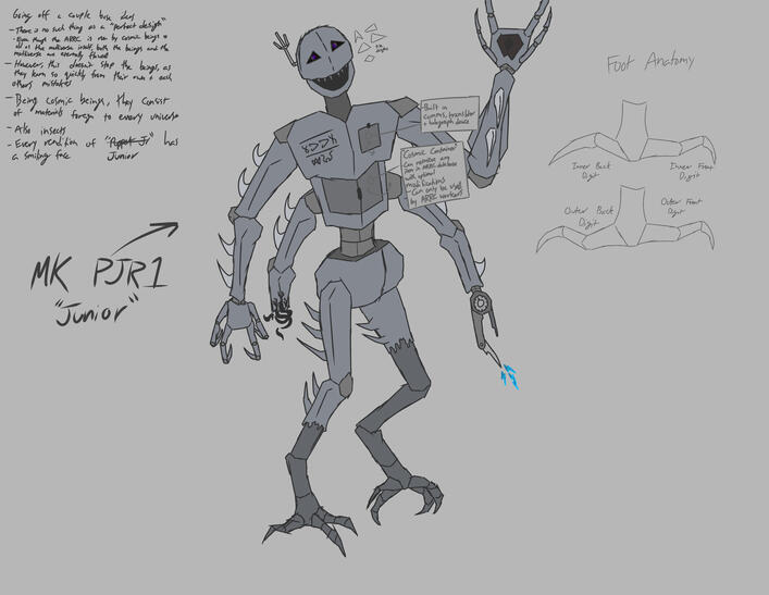 “Junior” along with some design notes “Junior” along with some design notes